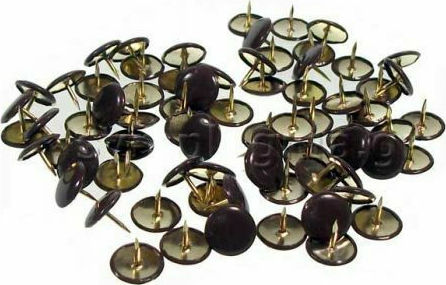Πινέζες Μεταλλικές με Πλαστικό Κάλυμμα Φ10mm (100 τμχ)