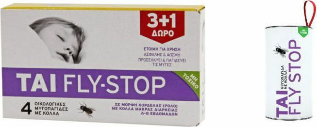 Stac Tai Fly-Stop Μυσοπαγίδες με Κόλλα 4 Καρουλάκια
