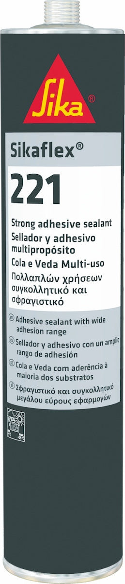 Sika 221 Συγκολλητικό Σφραγιστικό Πολυουρεθάνης Μαύρο 300ml