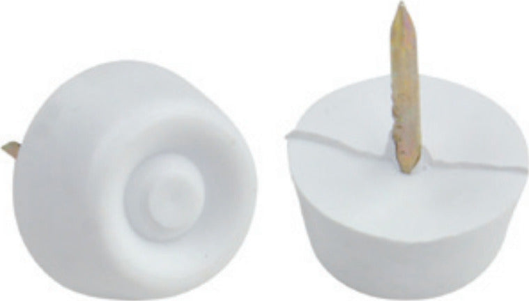 Πατίνι Επίπλου με Καρφί Πλαστικό Φ18mm (Ύψος 9mm) (4 τμχ)