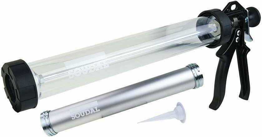 Soudal Πιστόλι για Σαλάμι 600ml Αλουμίνιο και Πλαστικό Κύλινδρο