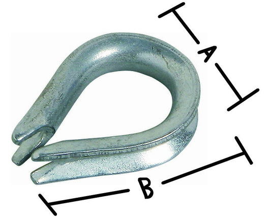 Ροδάτζα Γαλβανιζέ (Α=27mm) (Β=45mm) για Σχοινί