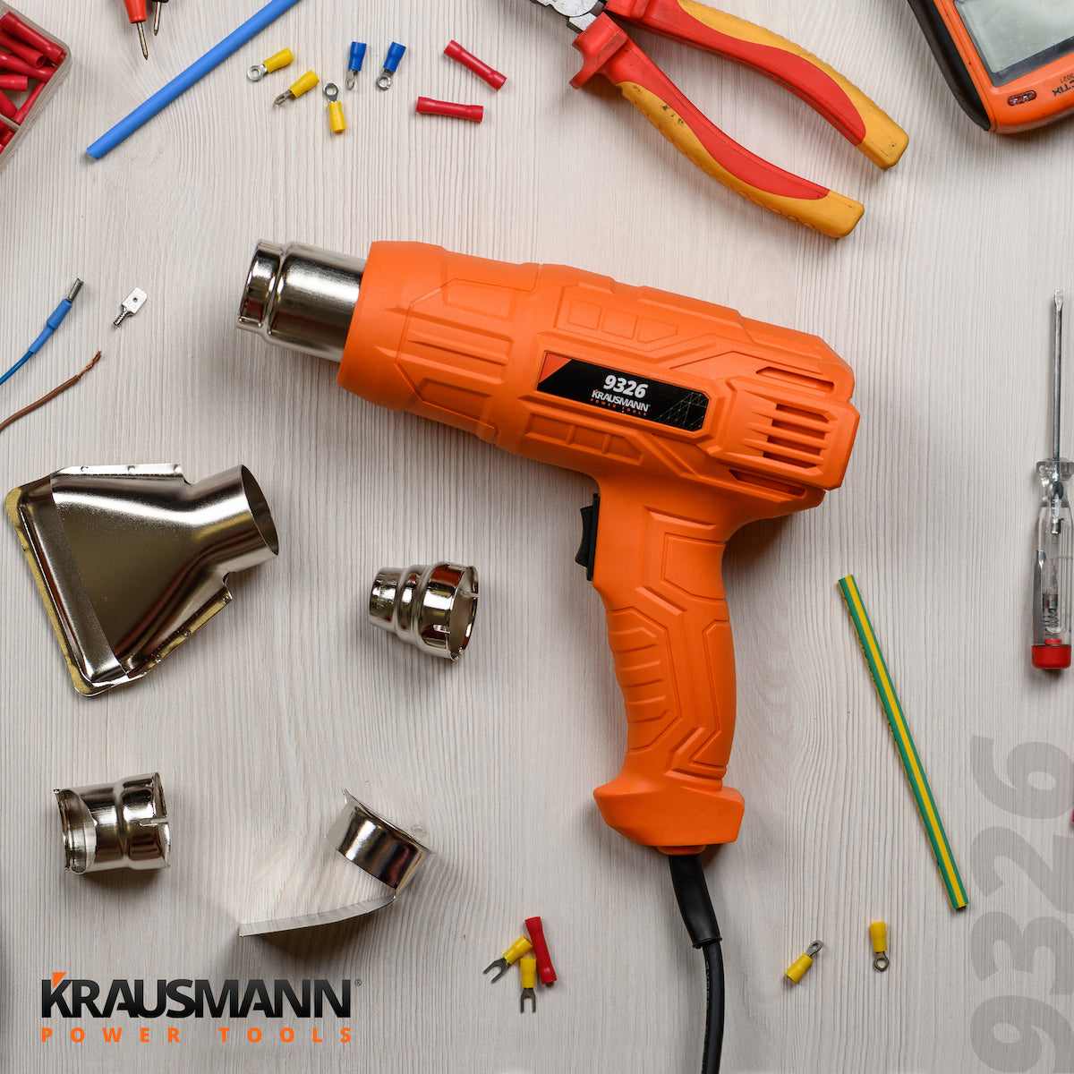 Krausmann 9326 Πιστόλι Θερμού Αέρα 2000W