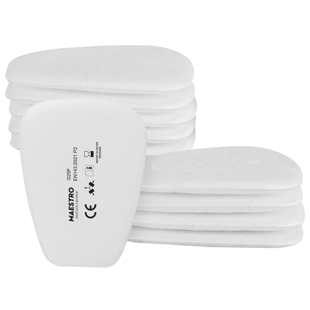 Finergo FR-2511 Μάσκα Μισού Προσώπου Ενεργού Άνθρακα A1:P2 R