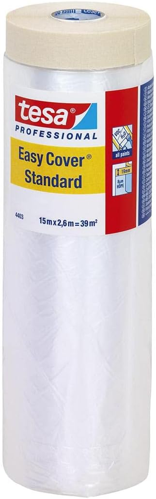 Tesa 4403 Easy Cover Μεμβράνη Κάλυψης + 15mm Ταινία Μασκαρίσματος