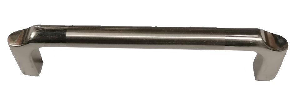 Λαβή Επίπλων Ντουλαπιών Αλουμινίου Νίκελ Ματ (Κέντρα Βίδας 96mm)