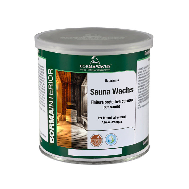 Borma Wachs Naturaqua Sauna Wachs Προστατευτικό Φινίρισμα με Κερί για Σάουνα 750ml