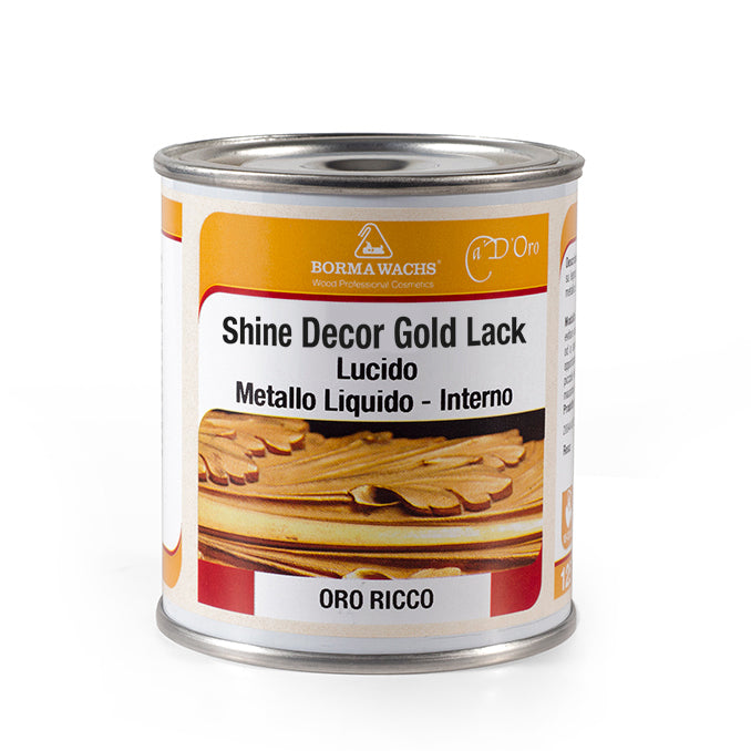 Borma Wachs Shine-Decor Gold Lack Διακοσμητικό Χρώμα Χρυσού Εσωτερικής Χρήσης