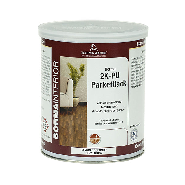 Borma Wachs 2K-PU Parkettlack Πολυουρεθανικό Βερνίκι Ξύλινων Πατωμάτων 2 Συστατικών