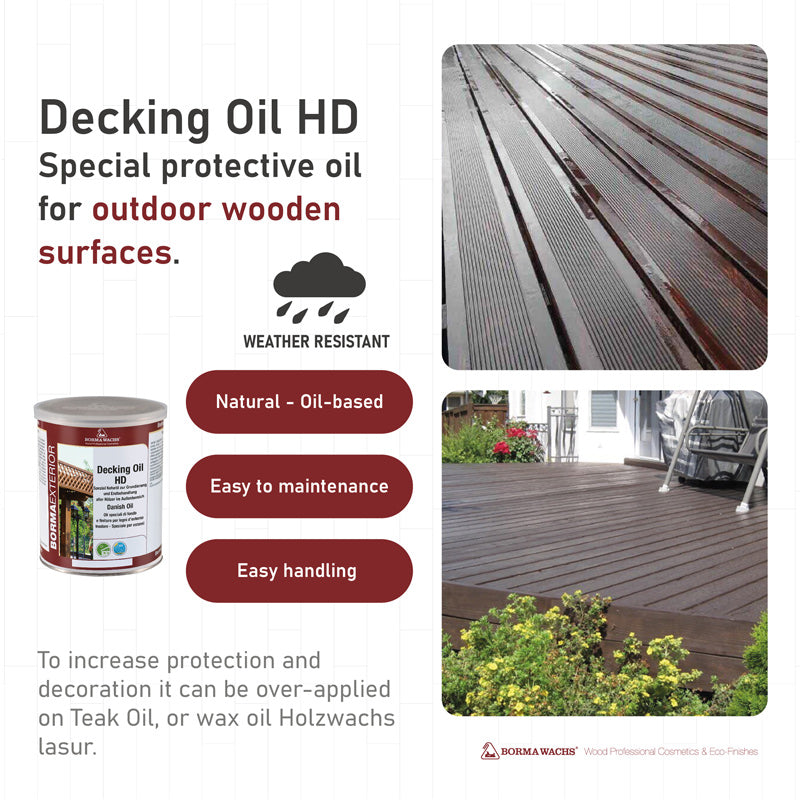 Borma Wachs Decking Oil - Danish Oil Άχρωμο
