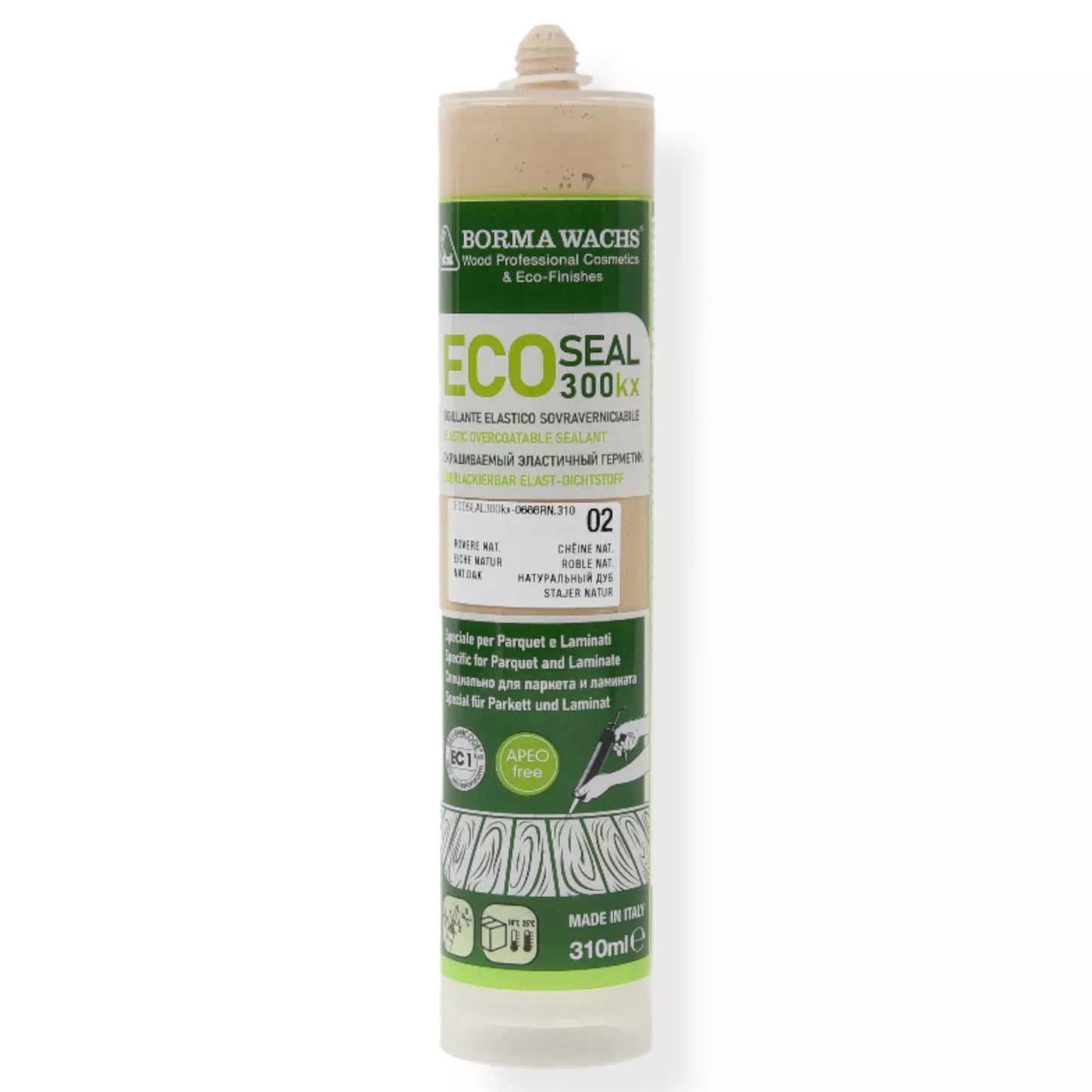 Borma Wachs EcoSeal 300kx Ειδικό Σφραγιστικό για Πάτωμα Παρκέ 310ml