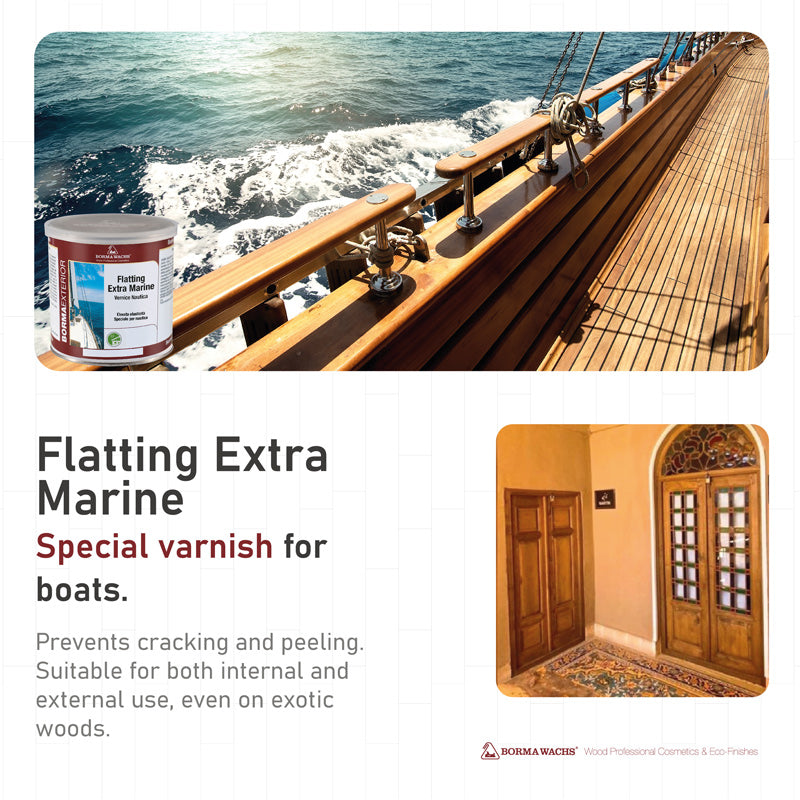 Borma Wachs Flatting Extra Marine Βερνίκι Θαλάσσης Διαλύτου Άχρωμο