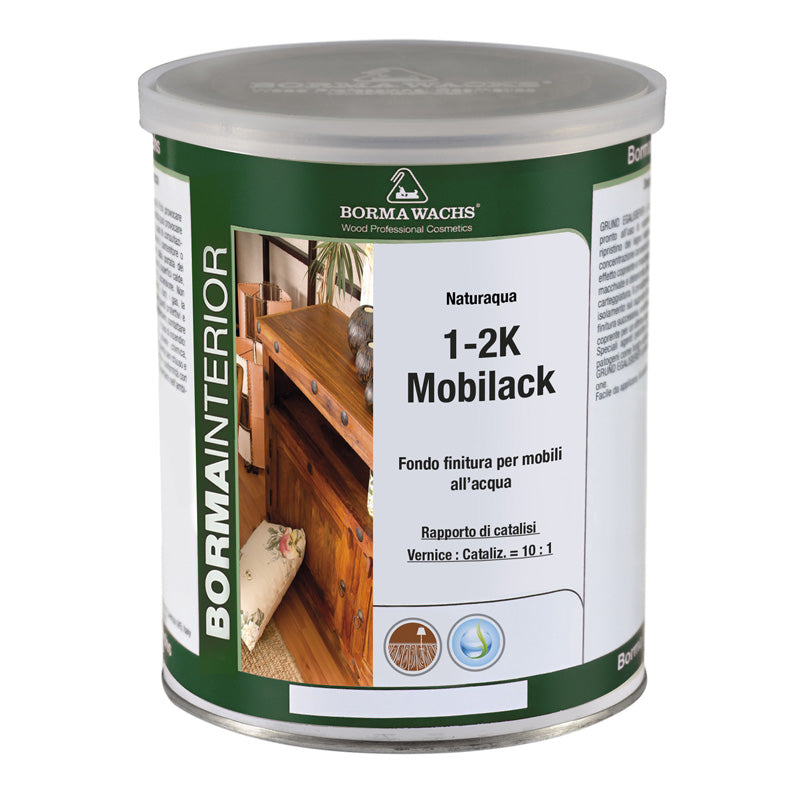 Borma Wachs 1-2K Naturaqua Mobilack Βερνίκι Νερού για Έπιπλα Διάφανο