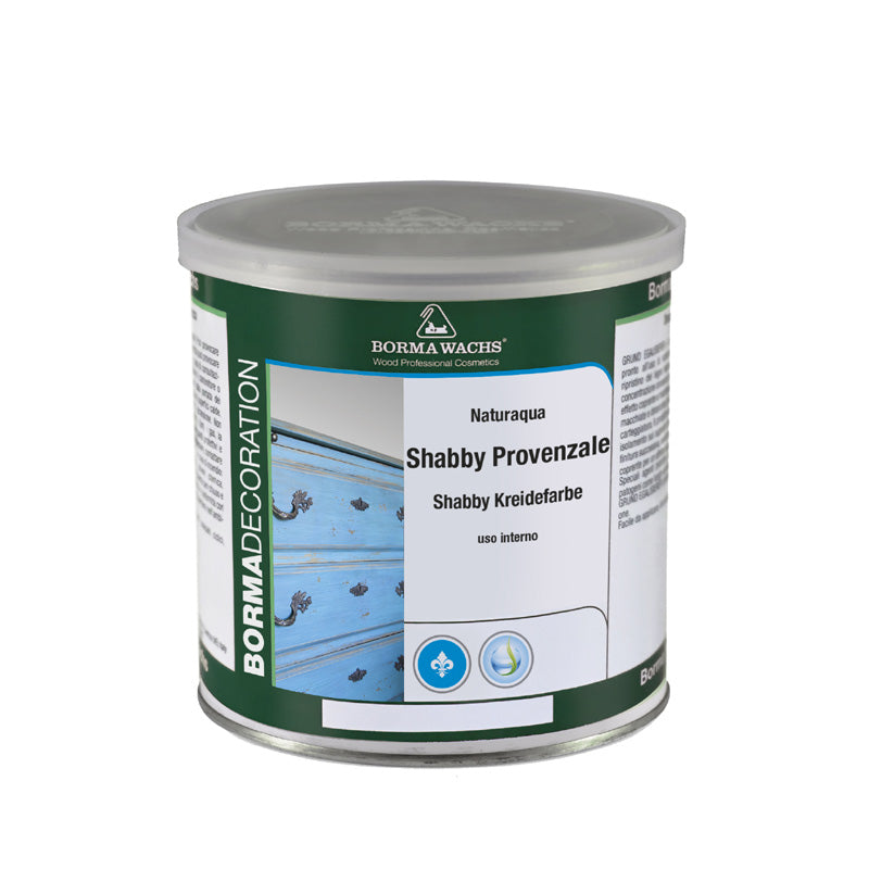 Borma Wachs Shabby Provence Διακοσμητικό Χρώμα Κιμωλίας Λευκό-Μαύρο