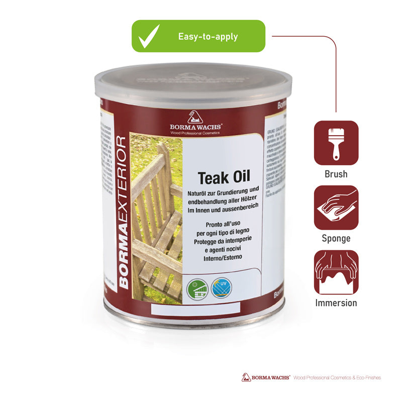 Borma Wachs Teak Oil Λάδι Συντήρησης Άχρωμο ΜΑΤ