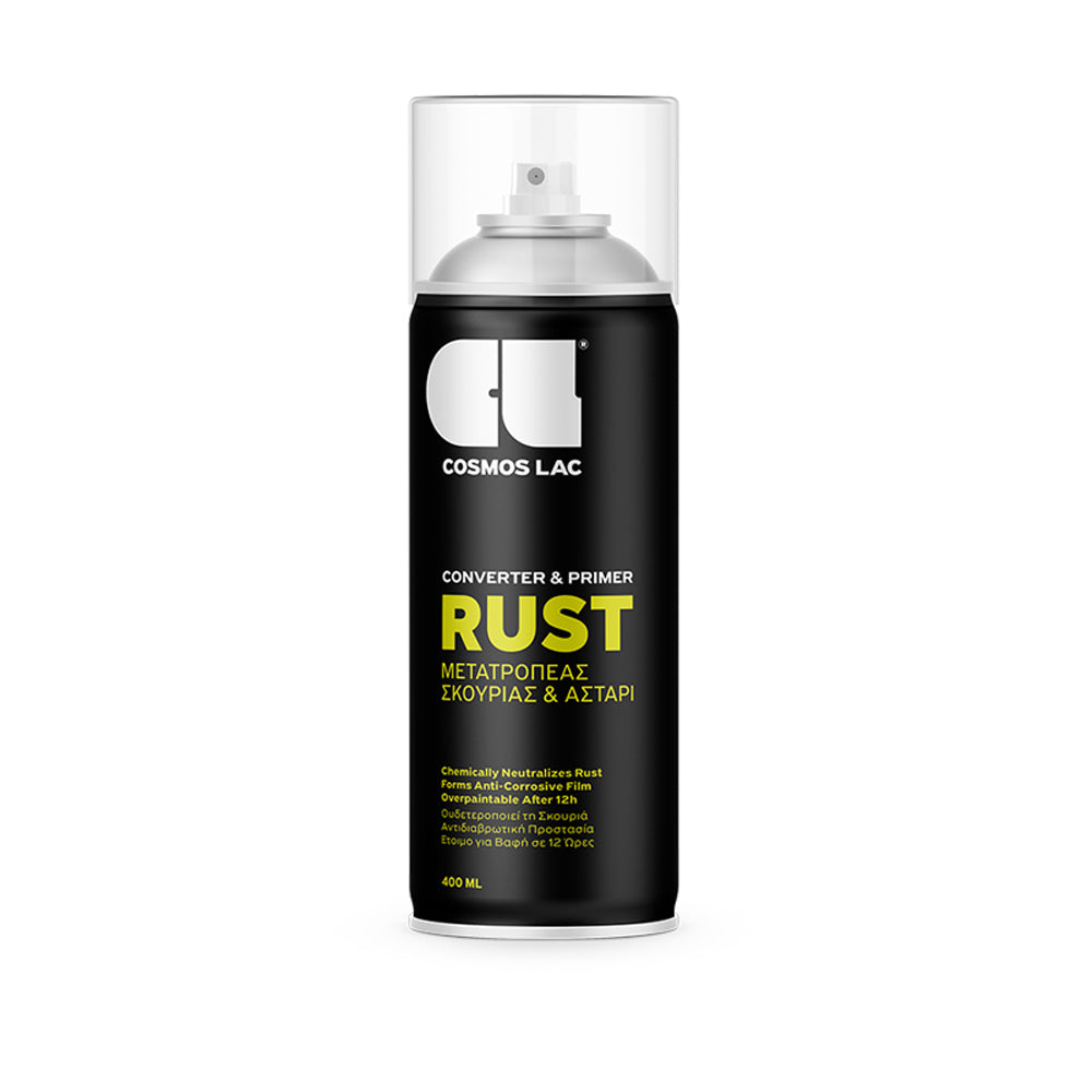 Cosmos Lac No754 Rust Converrter & Primer Μετατροπέας Σκουριάς & Αστάρι 400ml