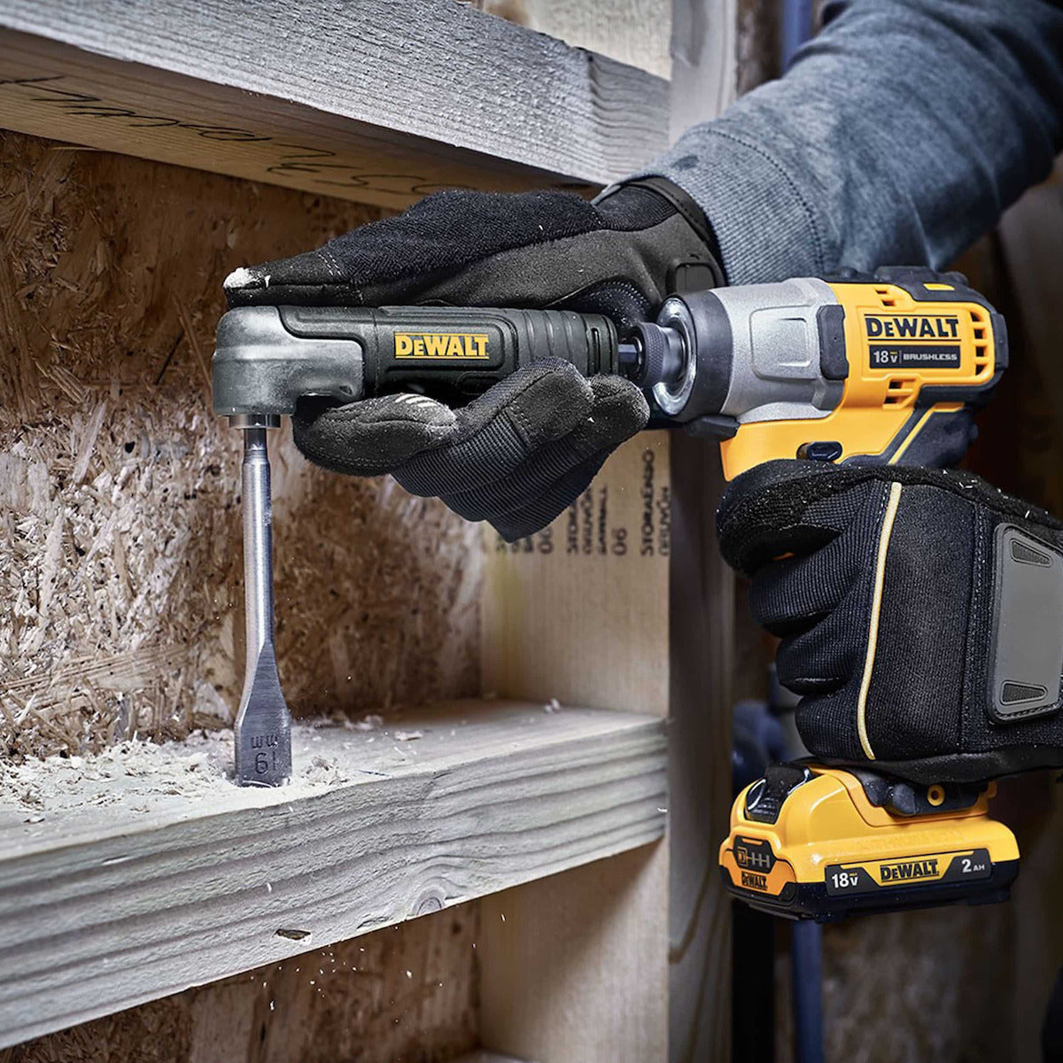 Dewalt DT20500 Τσοκ Γωνιακό Μαγνητικό με Προέκταση 1/4"