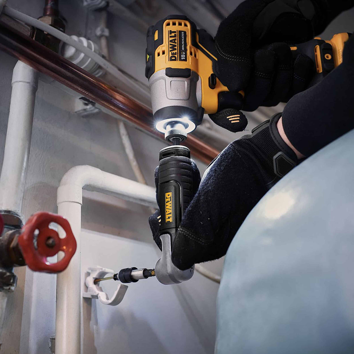Dewalt DT20500 Τσοκ Γωνιακό Μαγνητικό με Προέκταση 1/4"