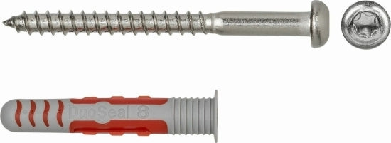 Fischer Duoseal Στεγανό Βύσμα με Ανοξείδωτη Βίδα A2 (1 τμχ)