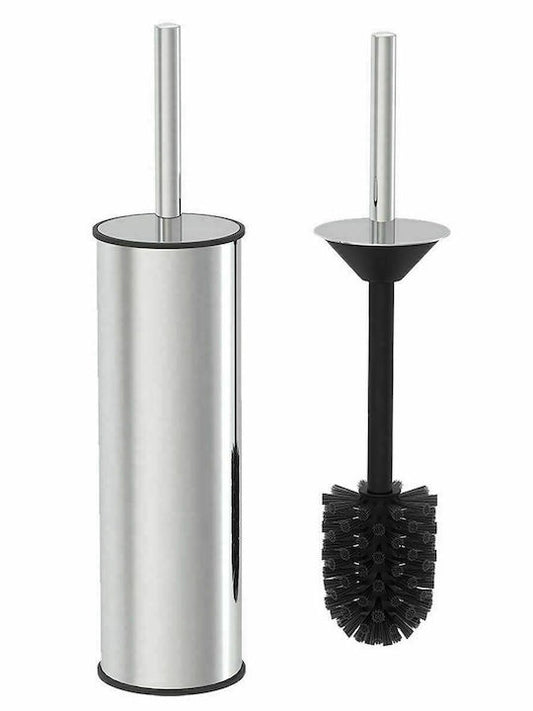 Toilet Brush 185987 Πιγκάλ Στρογγυλό Inox Φ8.5*37cm