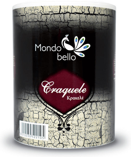 Mondo Bello Βερνίκι Νερού Craquele Κρακελέ Διάφανο ΜΑΤ 750ml