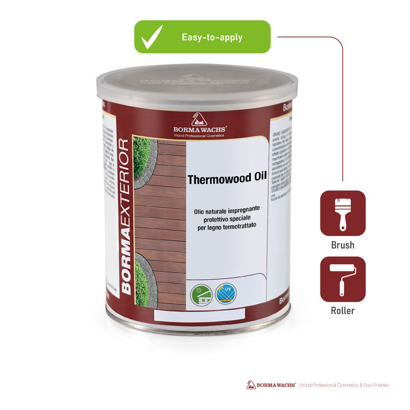 Borma Wachs Thermowood Oil Λάδι για Θερμικά Επεξεργασμένα Ξύλα