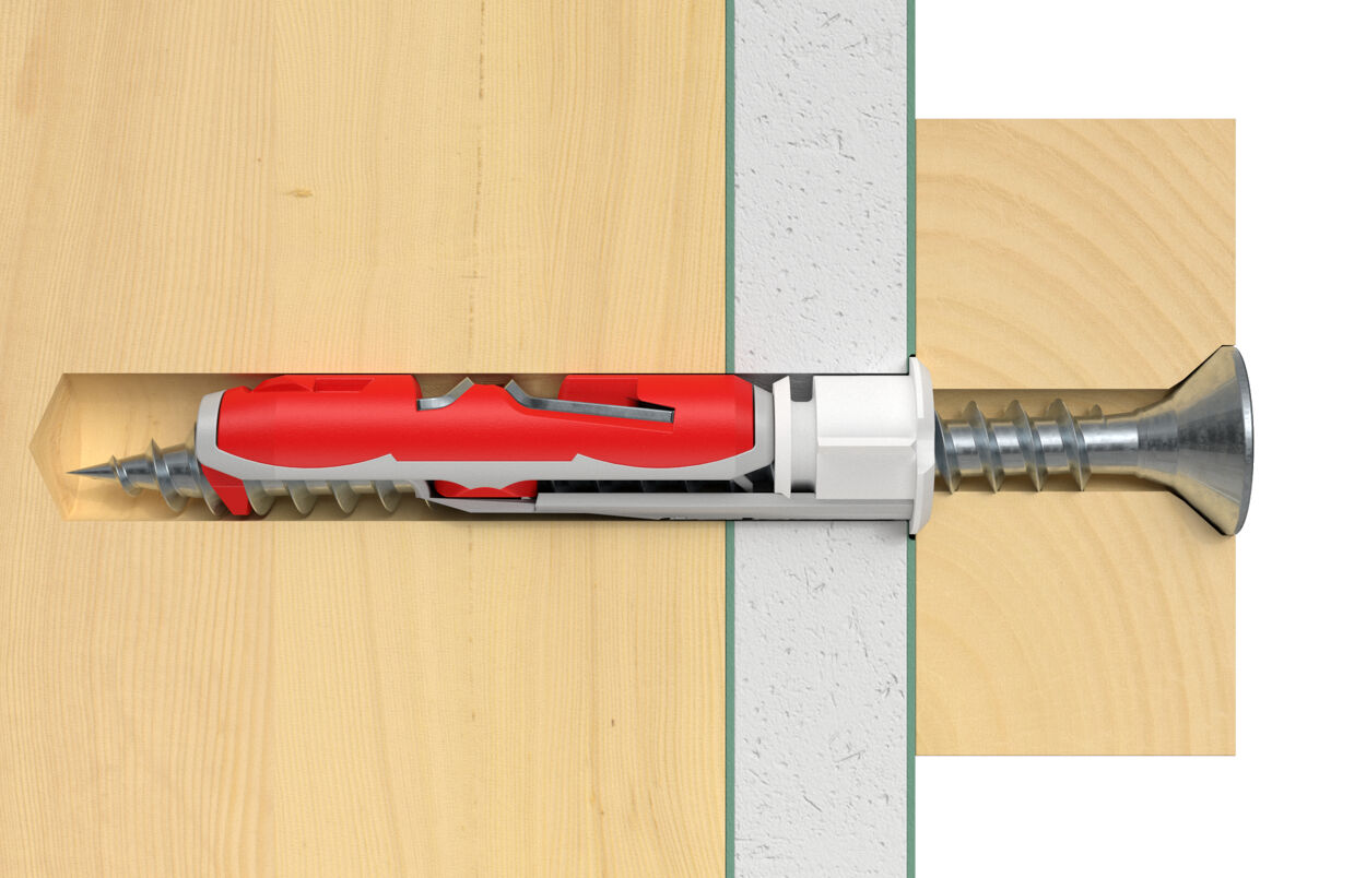 Fischer 537258 DuoTec 10 Βύσμα για Λεπτότοιχα Υλικά Φ10mm