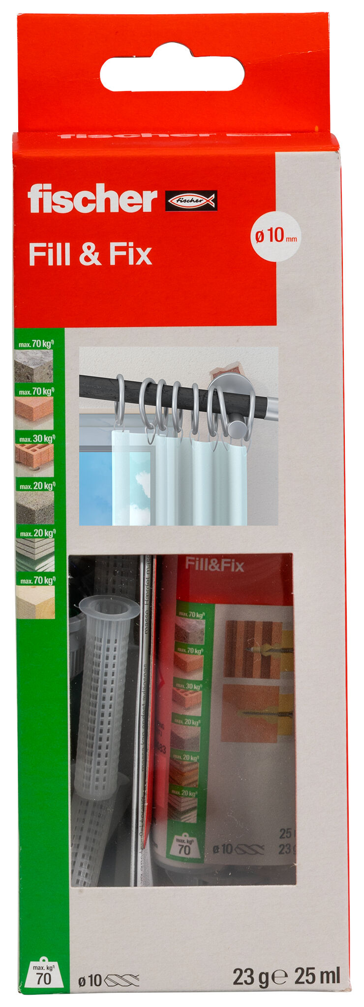 Fischer 505084 Fill & Fix Επισκευαστική Ρητίνη Τρυπών 25ml