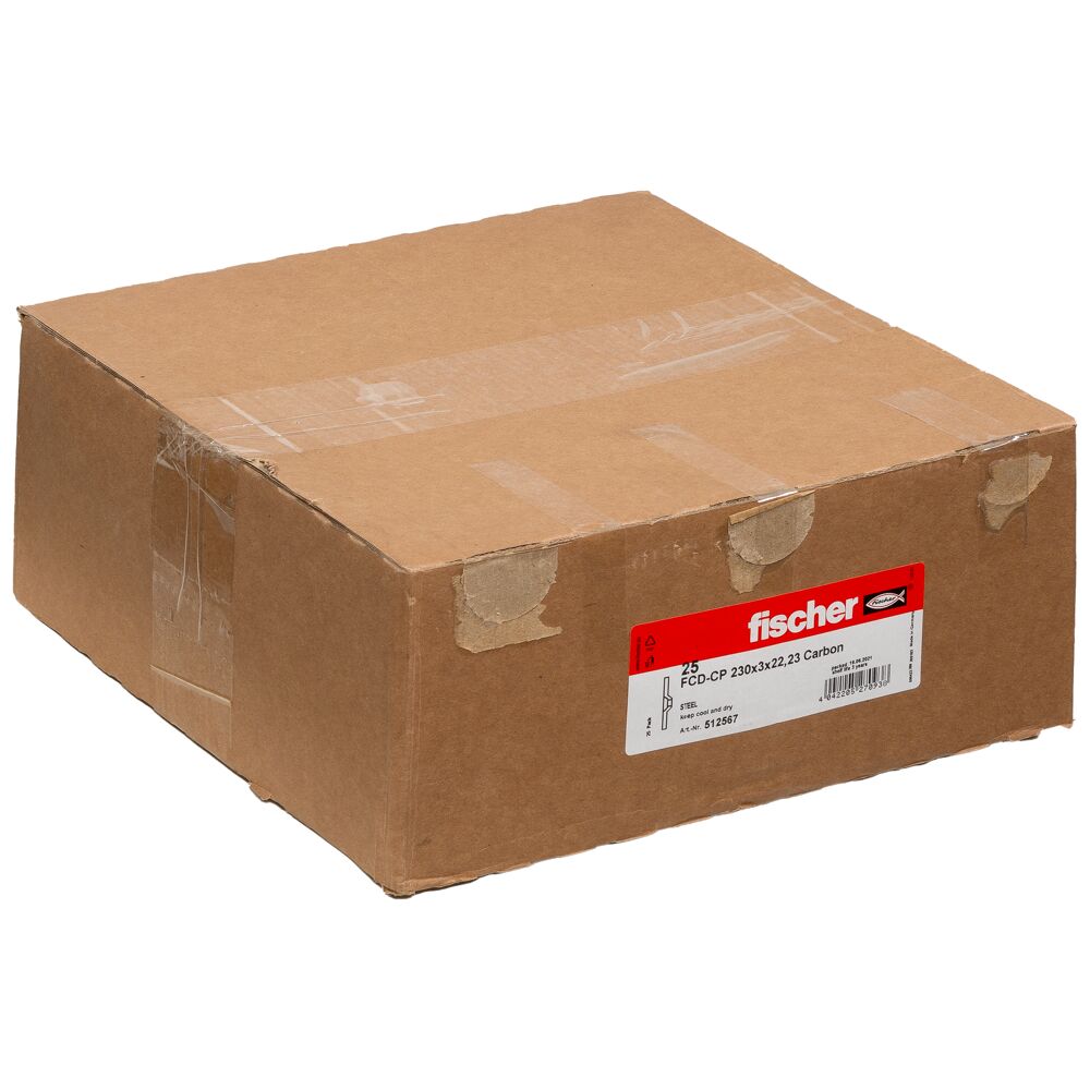 Fischer 512567 FCP-CP Δίσκος Κοπής Μετάλλου με Κούρμπα Φ230x3mm