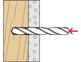 Fischer 537258 DuoTec 10 Βύσμα για Λεπτότοιχα Υλικά Φ10mm