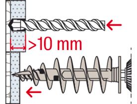 Fischer Fid II Βύσμα Θερμοπρόσοψης Πλαστικό (Torx TX-40) (1 τμχ)