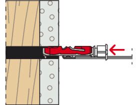 Fischer 537258 DuoTec 10 Βύσμα για Λεπτότοιχα Υλικά Φ10mm