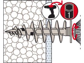 Fischer Fid II Βύσμα Θερμοπρόσοψης Πλαστικό (Torx TX-40) (1 τμχ)