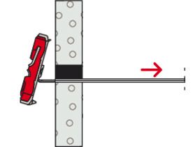 Fischer 537258 DuoTec 10 Βύσμα για Λεπτότοιχα Υλικά Φ10mm