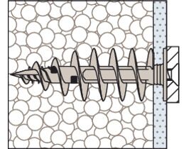 Fischer Fid II Βύσμα Θερμοπρόσοψης Πλαστικό (Torx TX-40) (1 τμχ)