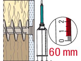 Fischer Fid II Βύσμα Θερμοπρόσοψης Πλαστικό (Torx TX-40) (1 τμχ)