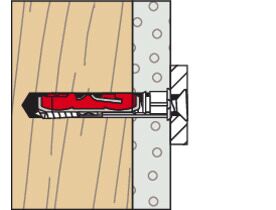 Fischer 537258 DuoTec 10 Βύσμα για Λεπτότοιχα Υλικά Φ10mm