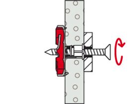 Fischer 537258 DuoTec 10 Βύσμα για Λεπτότοιχα Υλικά Φ10mm