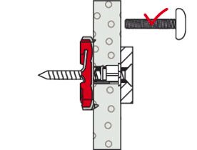 Fischer 537258 DuoTec 10 Βύσμα για Λεπτότοιχα Υλικά Φ10mm