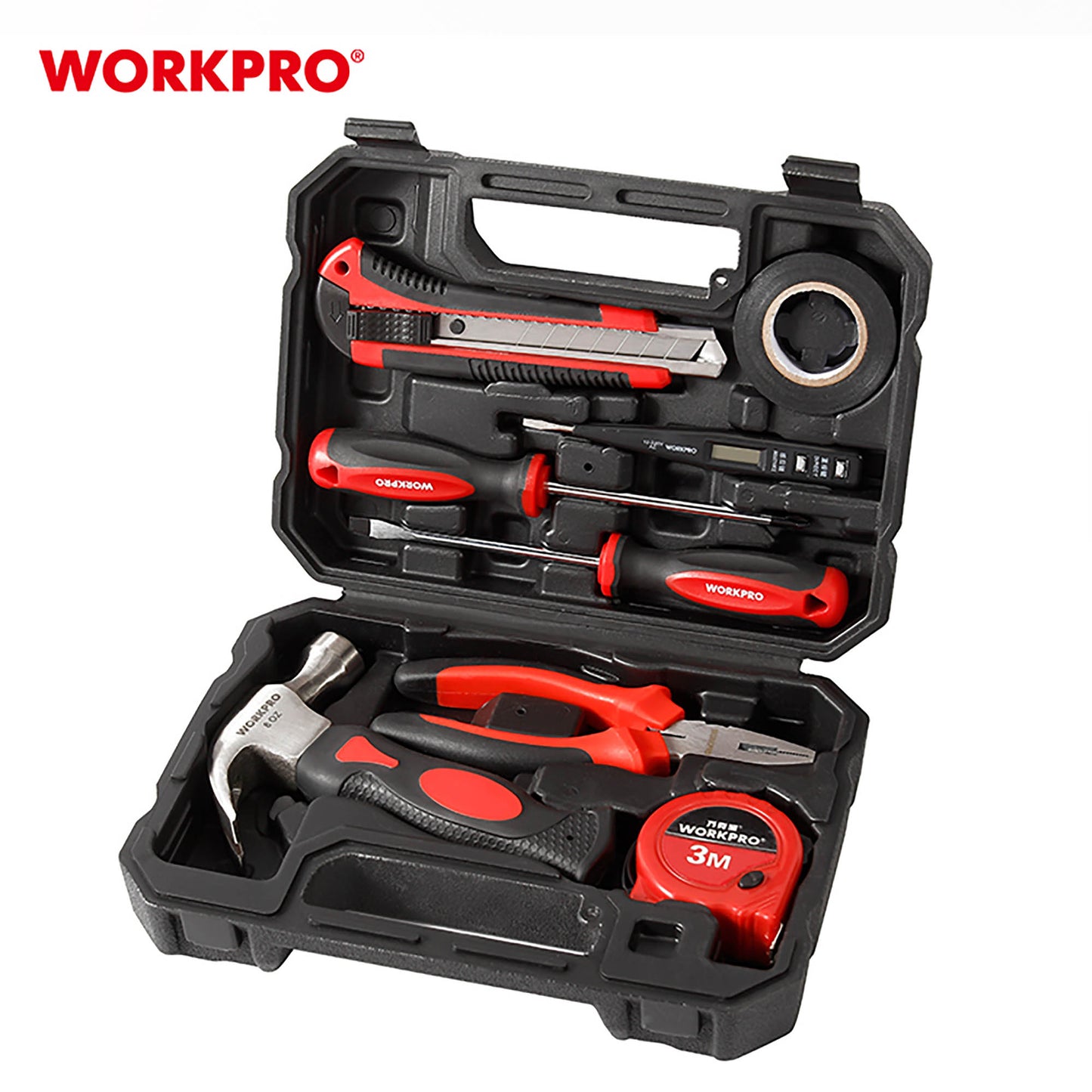 WorkPro WP209001 Κασετίνα Εργαλείων Χειρός 8 Τεμαχίων