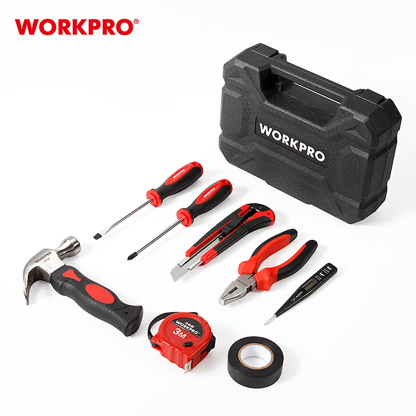 WorkPro WP209001 Κασετίνα Εργαλείων Χειρός 8 Τεμαχίων