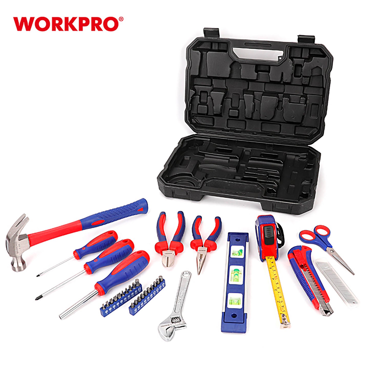 WorkPro WP209023 Σετ Εργαλείων Χειρός 32 Τεμαχίων σε Κασετίνα