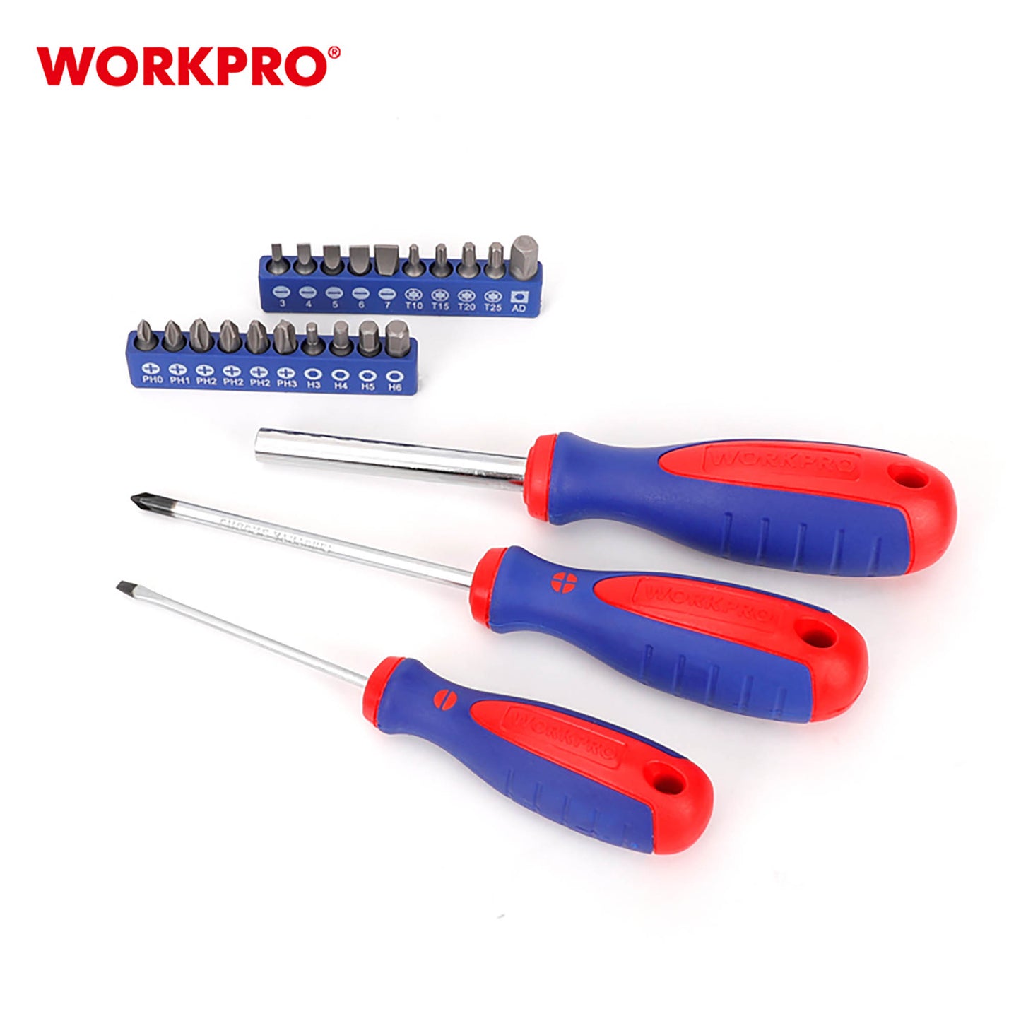 WorkPro WP209023 Σετ Εργαλείων Χειρός 32 Τεμαχίων σε Κασετίνα