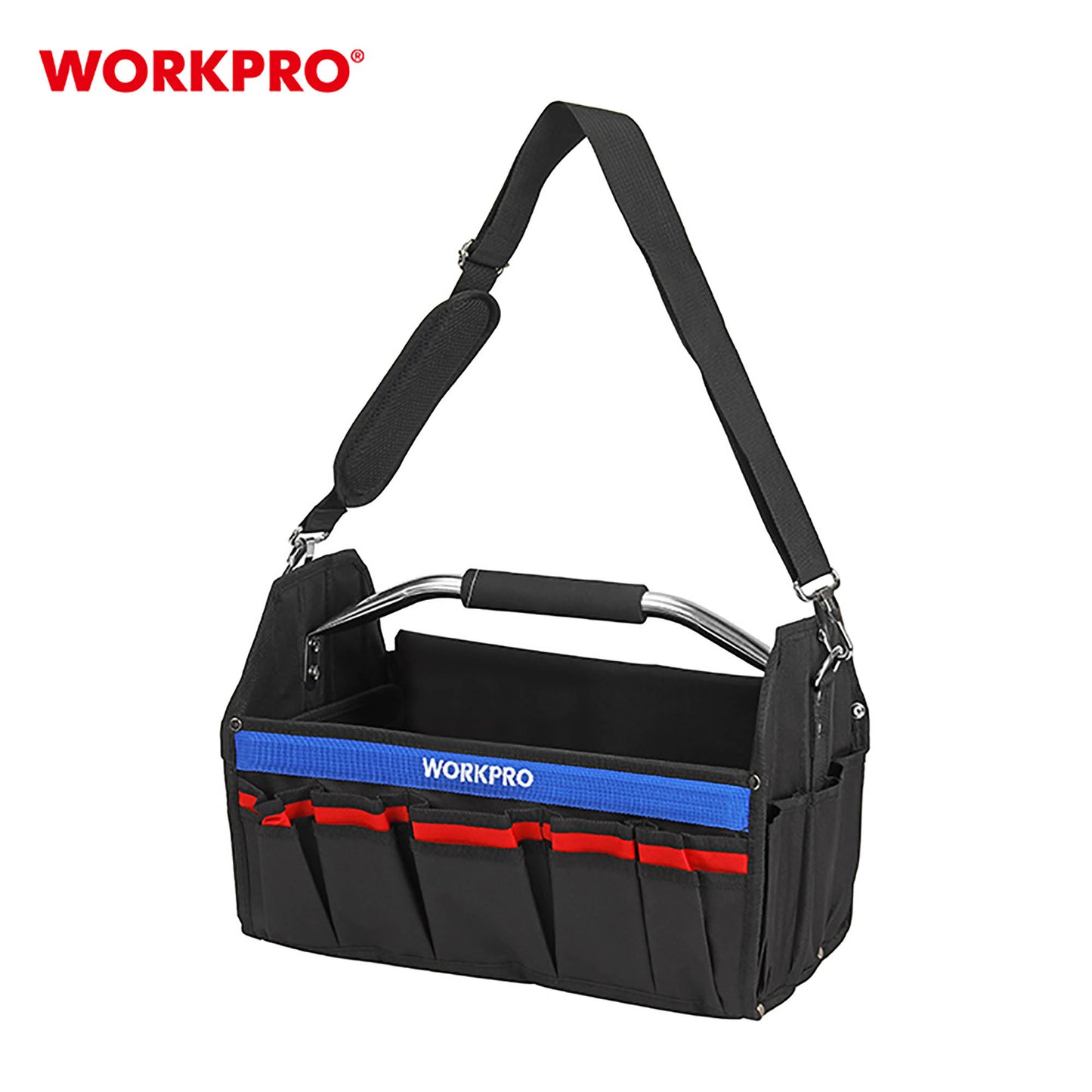 WorkPro WP281011 Τσάντα Εργαλείων με Λαβή 410x235x270mm (Δεν Περιέχει Εργαλεία)