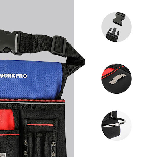 WorkPro WP281017 Θήκη Ζώνης Εργαλείων 260x300mm (Δεν Περιέχει Εργαλεία)