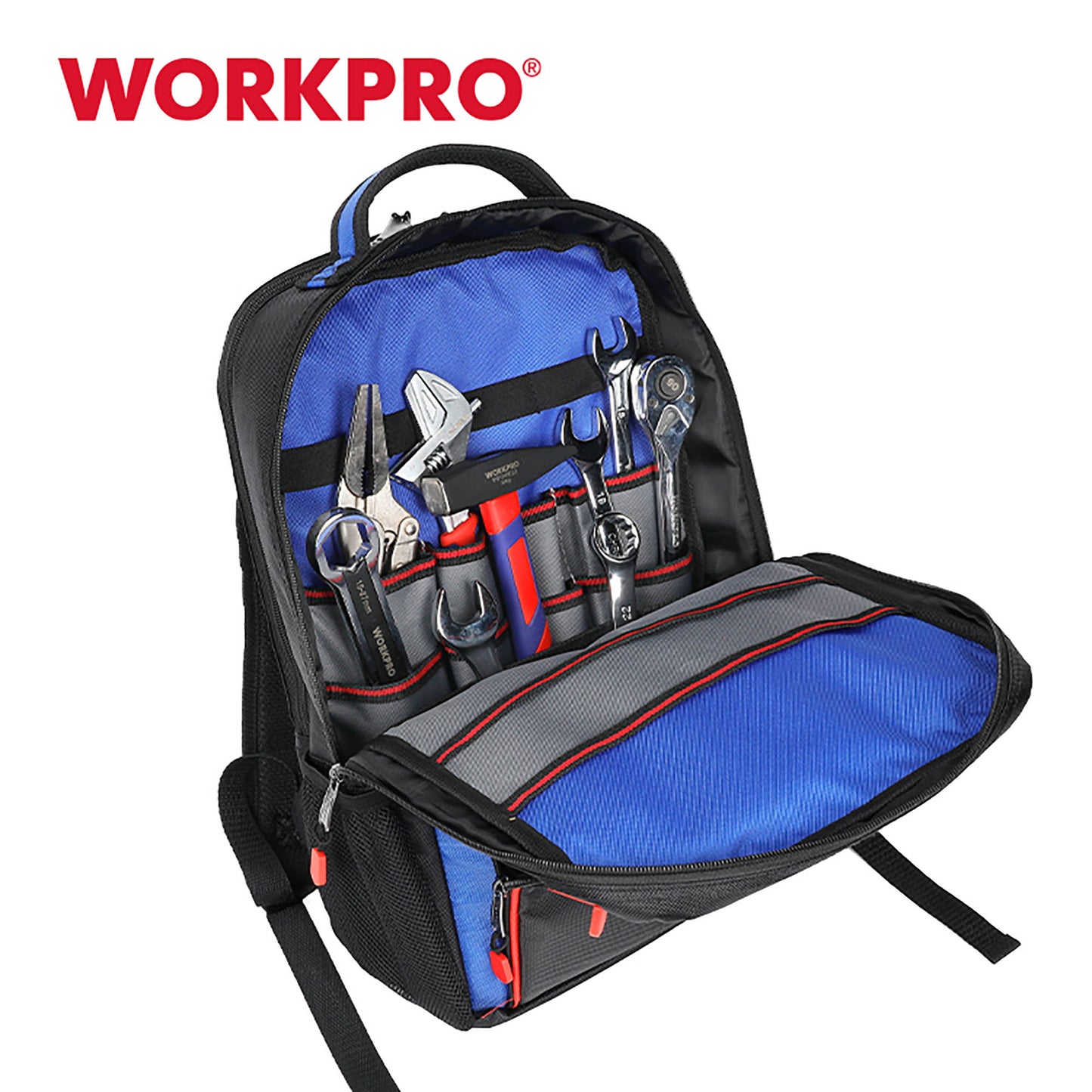 WorkPro WP281028 Τσάντα Εργαλείων Backpack (Δεν Περιέχει Εργαλεία)