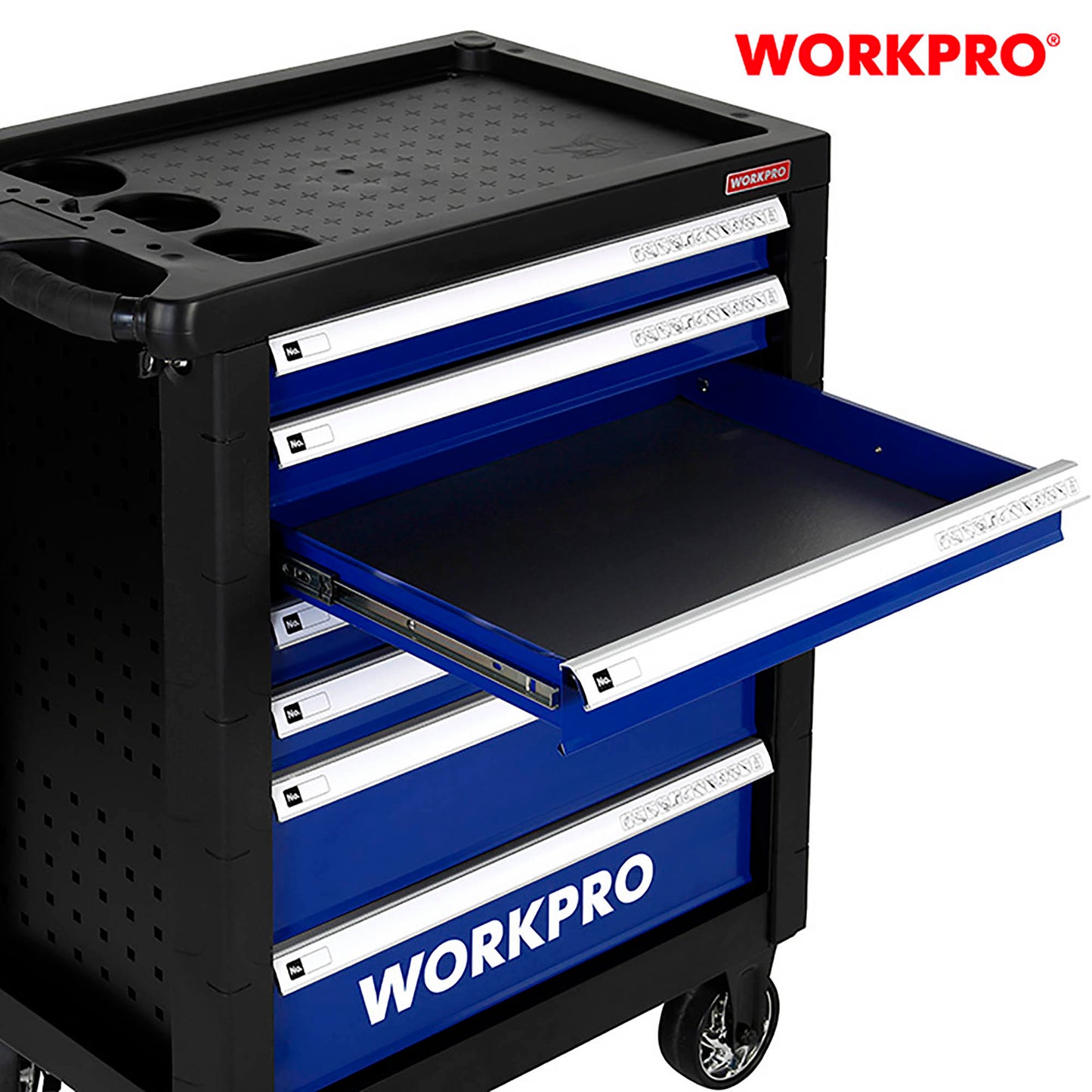 WorkPro WP285002 Τροχήλατος Εργαλειοφόρος 7 Συρταριών 976x766x480mm