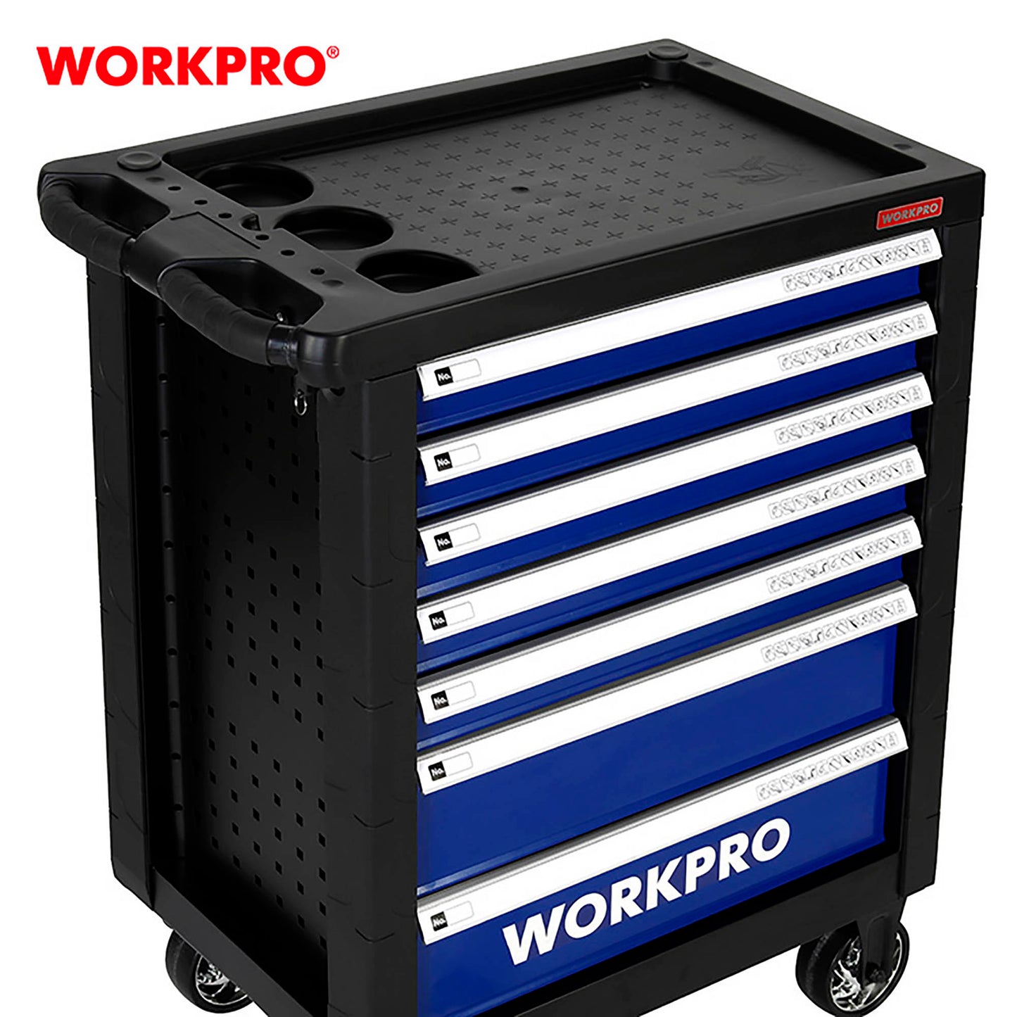 WorkPro WP285002 Τροχήλατος Εργαλειοφόρος 7 Συρταριών 976x766x480mm