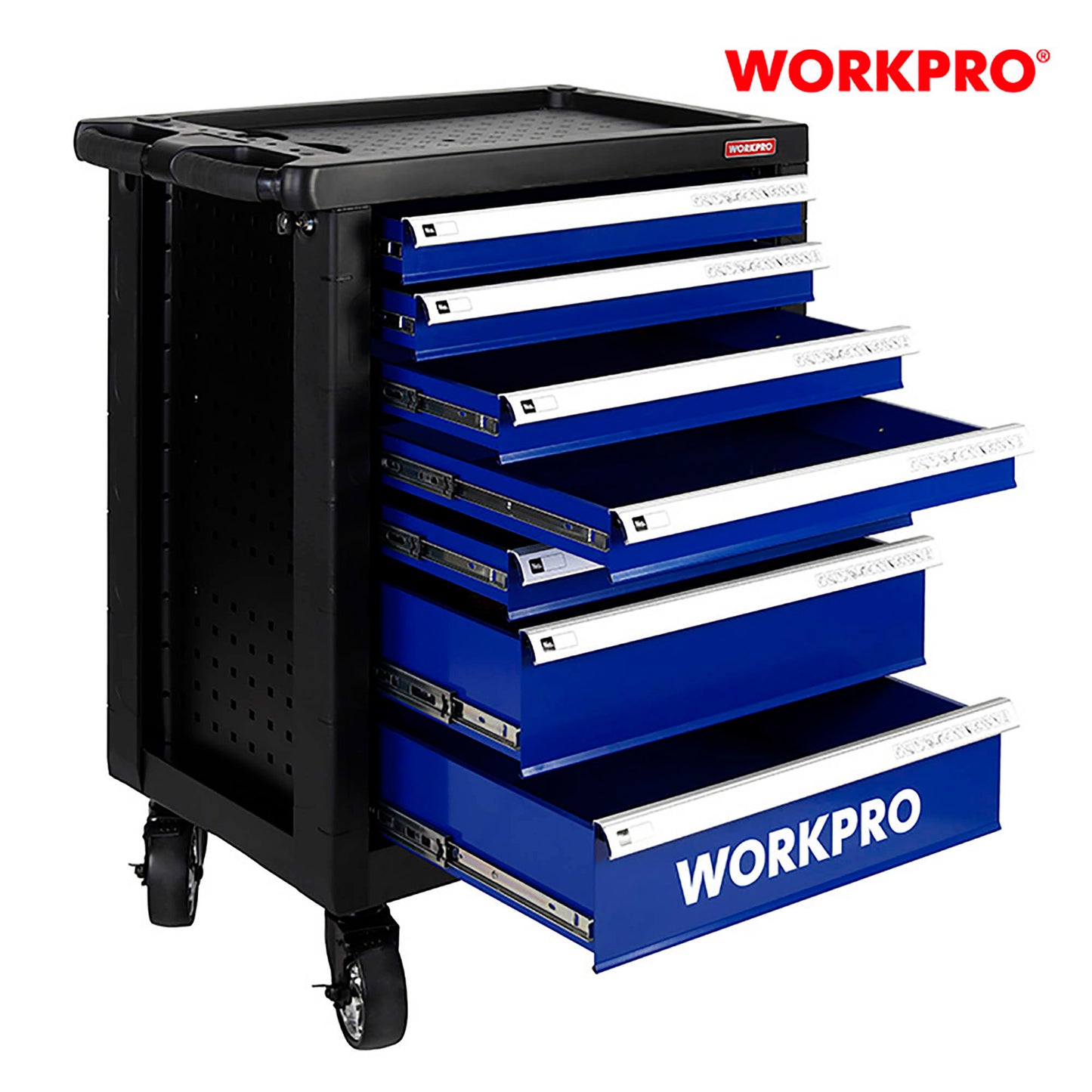 WorkPro WP285002 Τροχήλατος Εργαλειοφόρος 7 Συρταριών 976x766x480mm
