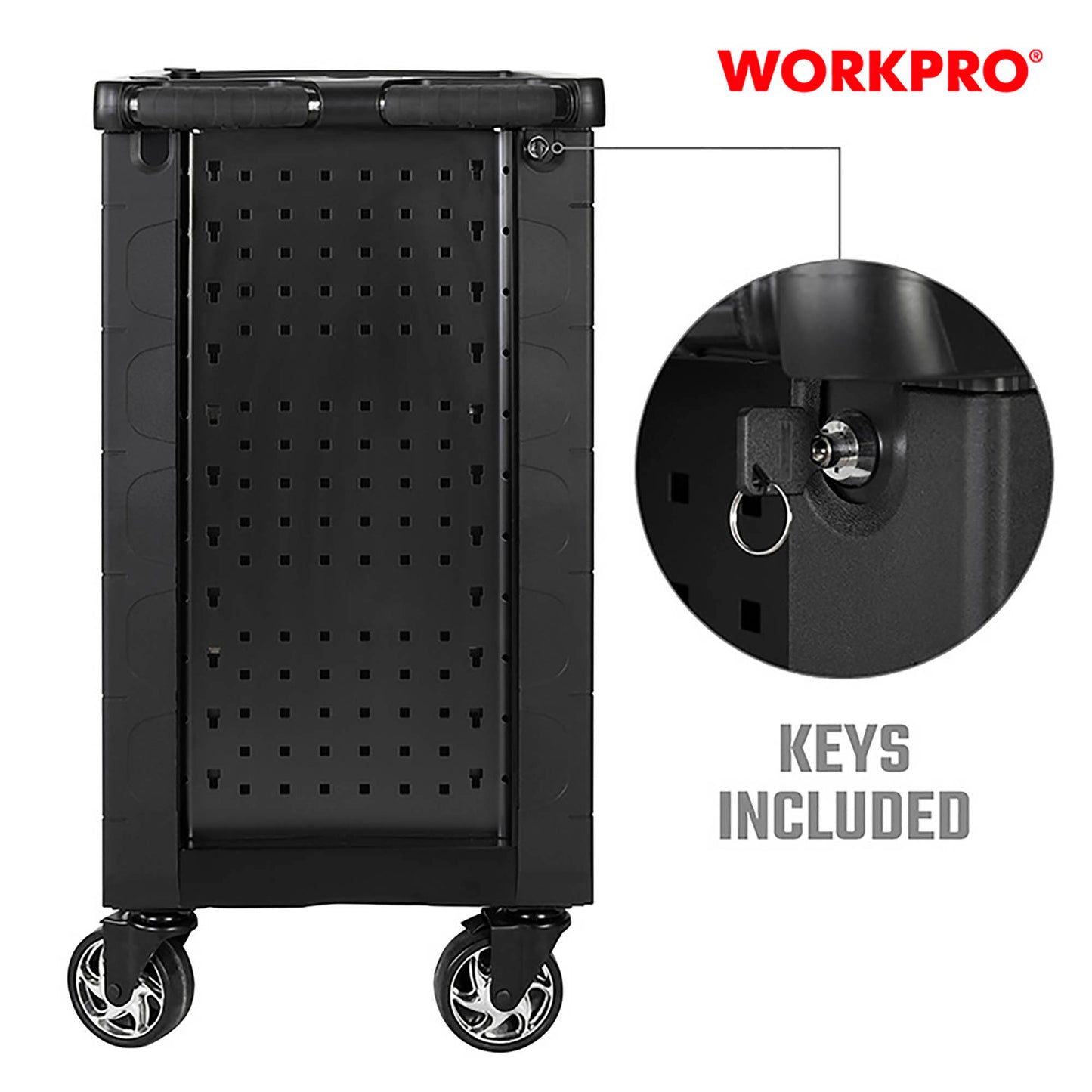 WorkPro WP285002 Τροχήλατος Εργαλειοφόρος 7 Συρταριών 976x766x480mm